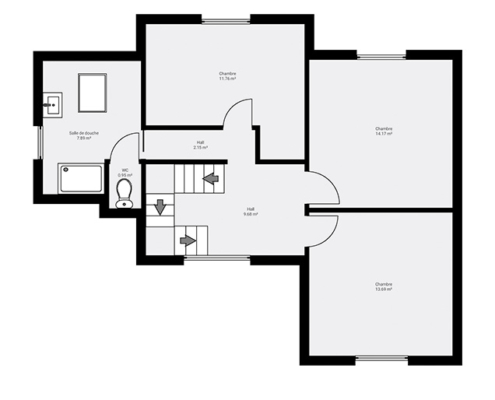 Plan 2D - Réalisation certinergie immo