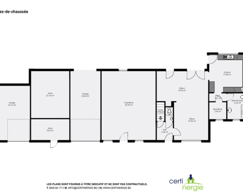 Plan 2D - Réalisation certinergie immo